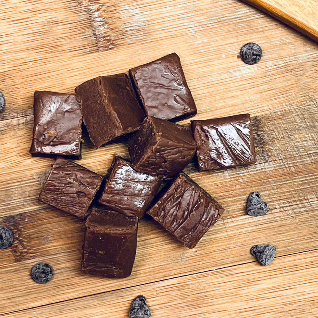Chocolate Fudge with Almonds and Coconut