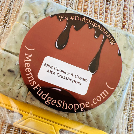 Mint Cookies and Cream Fudge