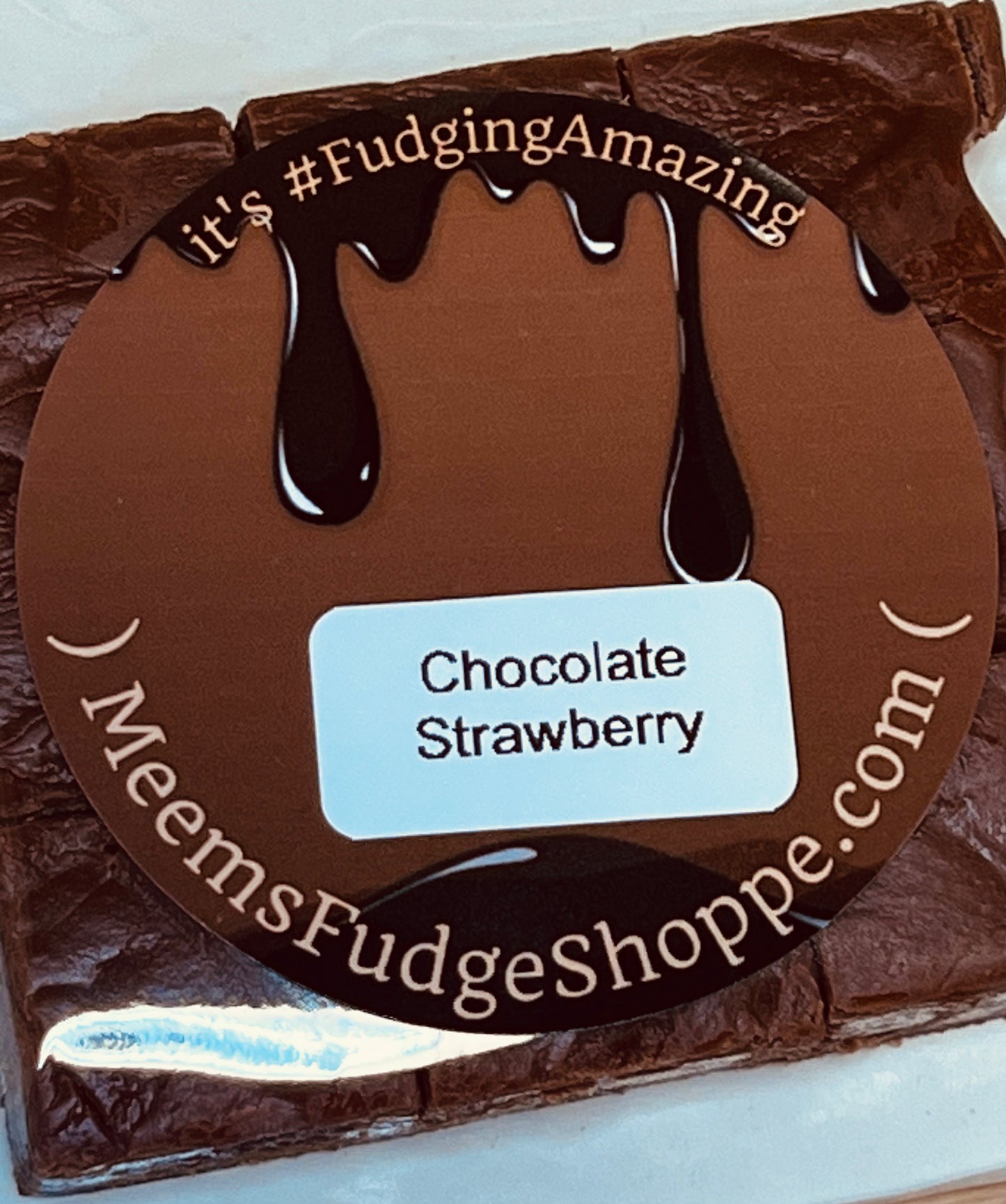 Package of Chocolate Strawberry Fudge