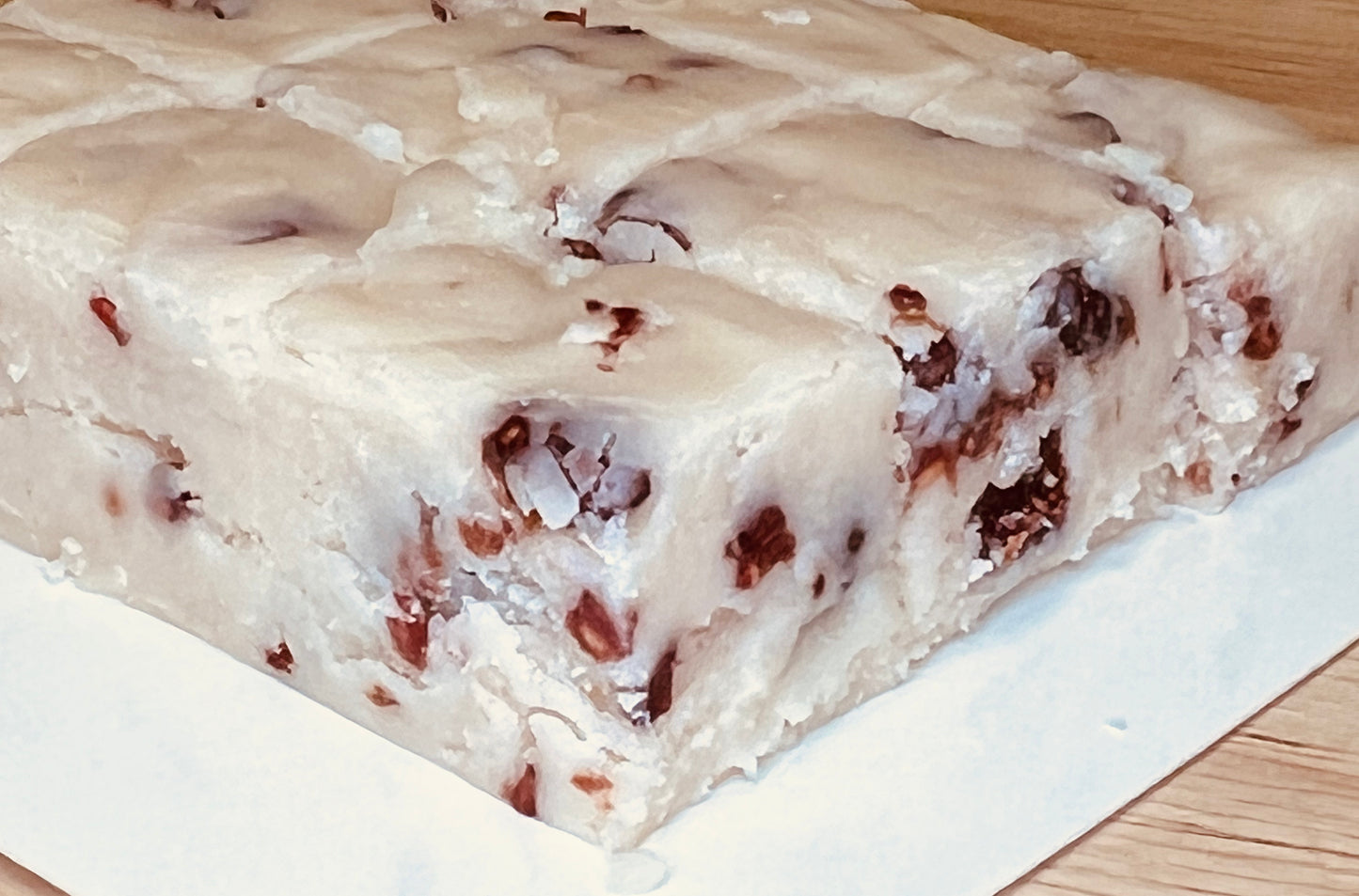 White Chocolate Raspberry Fudge