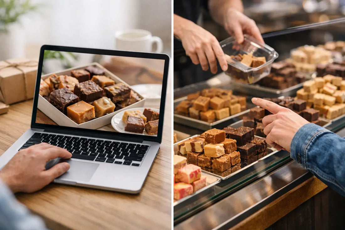 Online Fudge Versus In Store - Which to Choose?