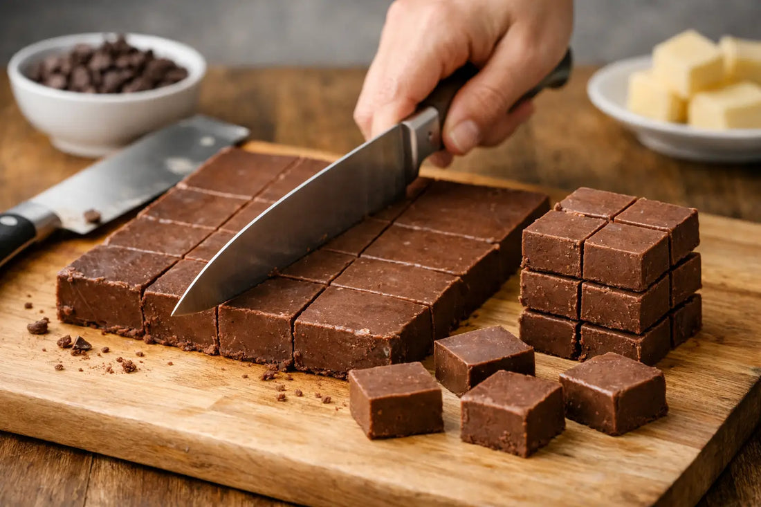 How to Cut Fudge Neatly for Perfect Squares