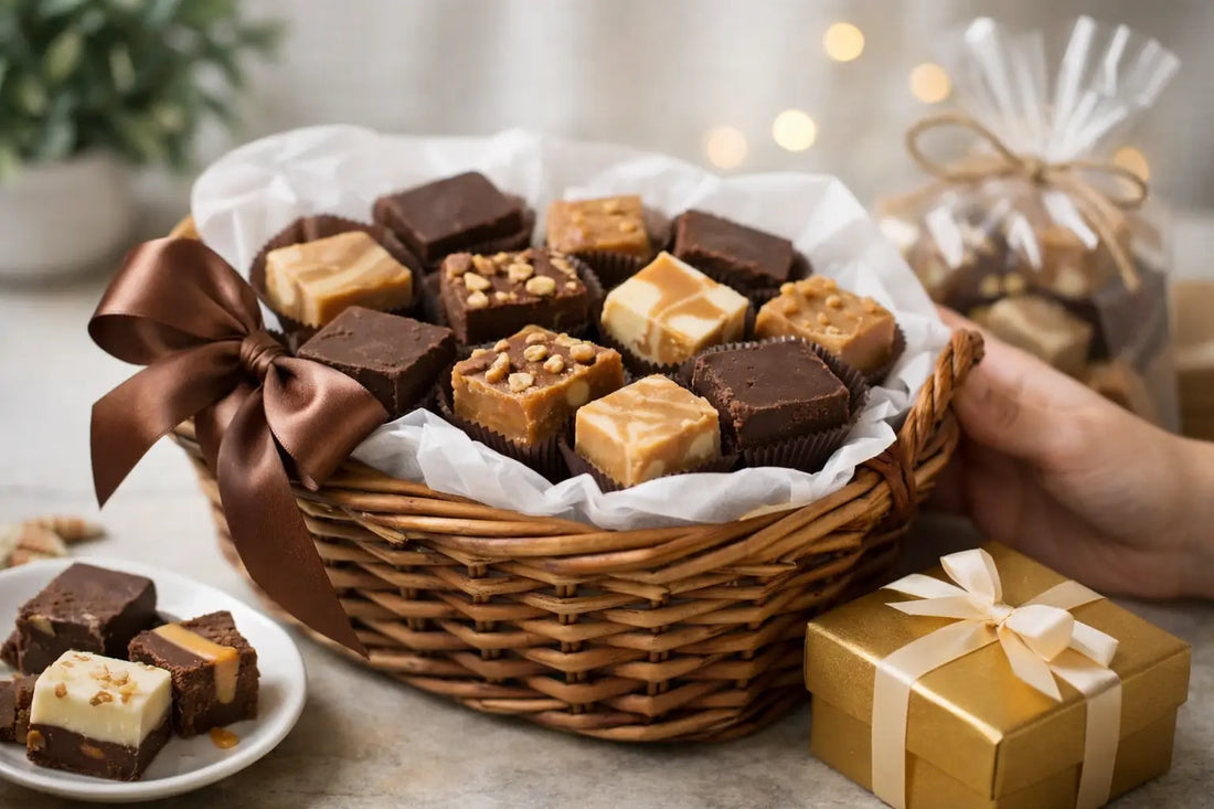 How to Gift Fudge Baskets That Delight