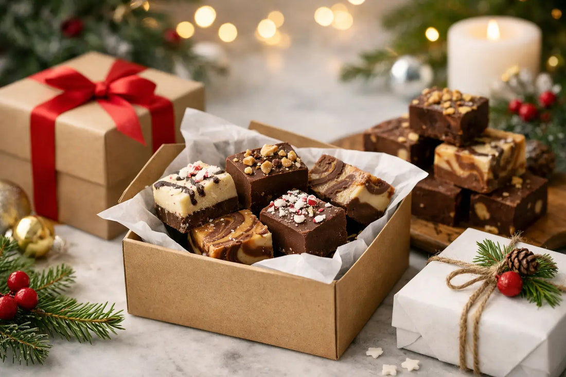 Fudge for Holiday Hostess Gifts That Feels Special