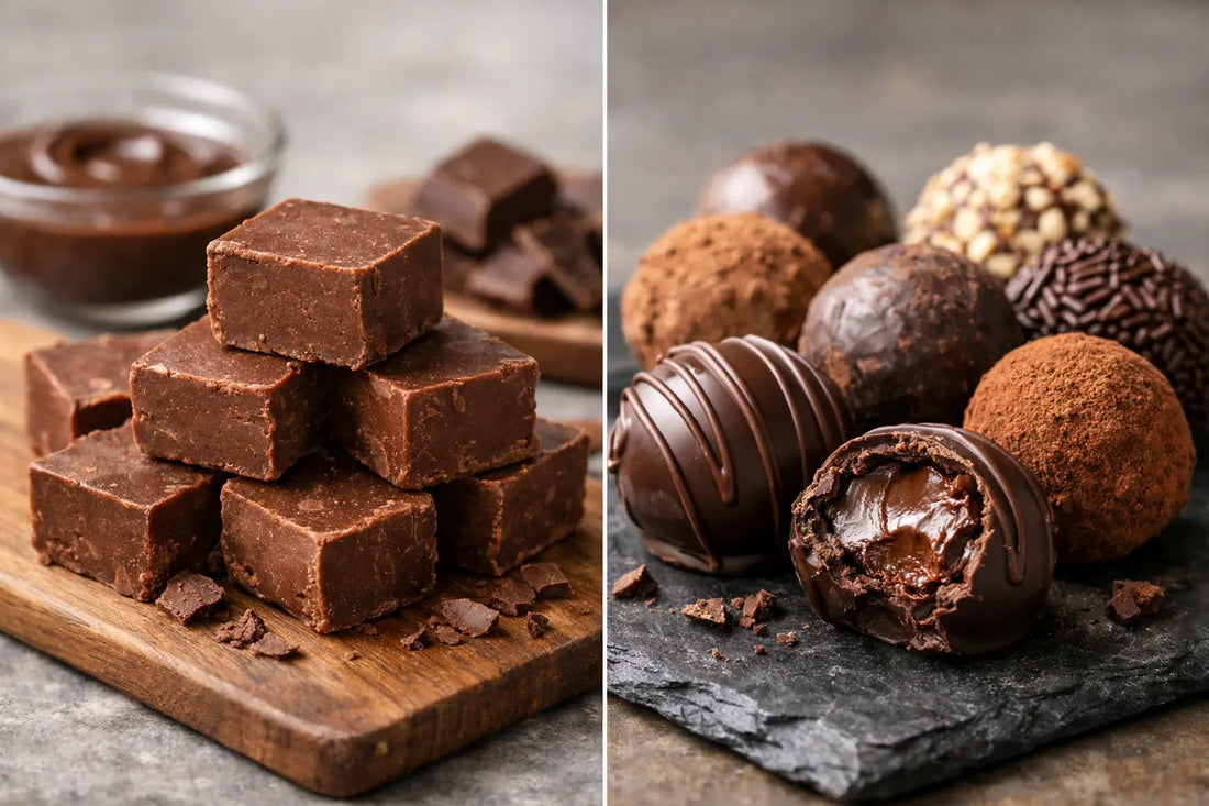 Fudge Versus Chocolate Truffles: What’s the Difference?