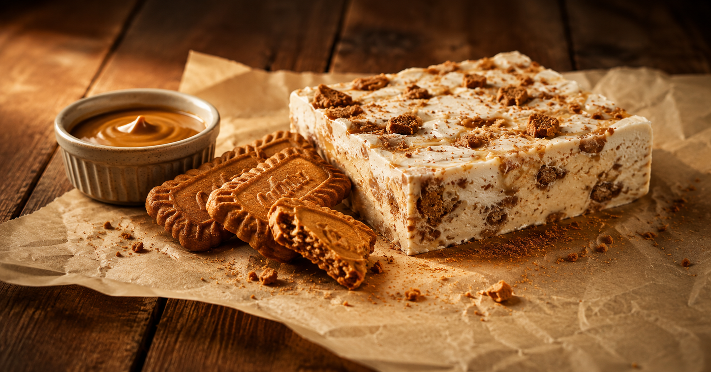 Meem’s Fudge Handcrafted Cookie Butter using Biscoff Cookies