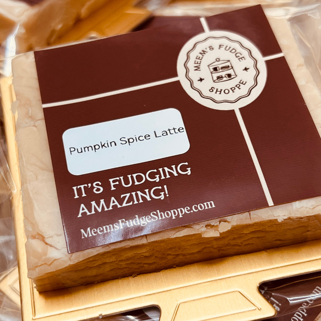 Handmade Pumpkin Spice Latte Fudge | Meem's Fudge Shoppe