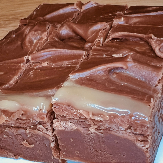 Chocolate Caramel Fudge