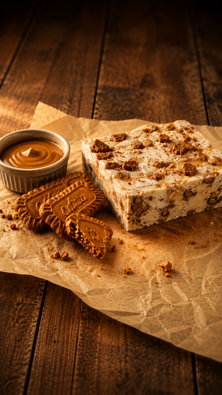 Meem’s Fudge Handcrafted Cookie Butter using Biscoff Cookies