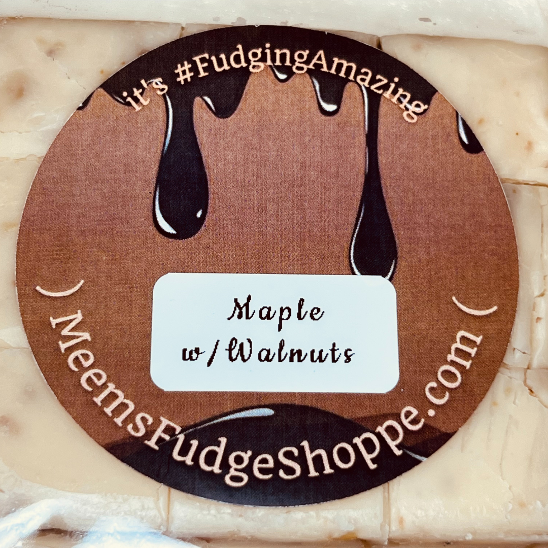 Package of Maple Fudge with Walnuts