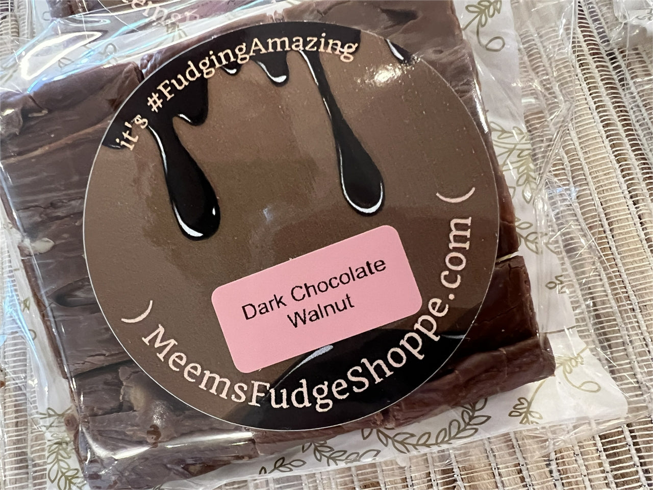 Dark Chocolate Fudge with Walnuts