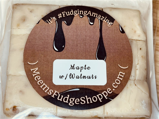 Maple Fudge with Walnuts